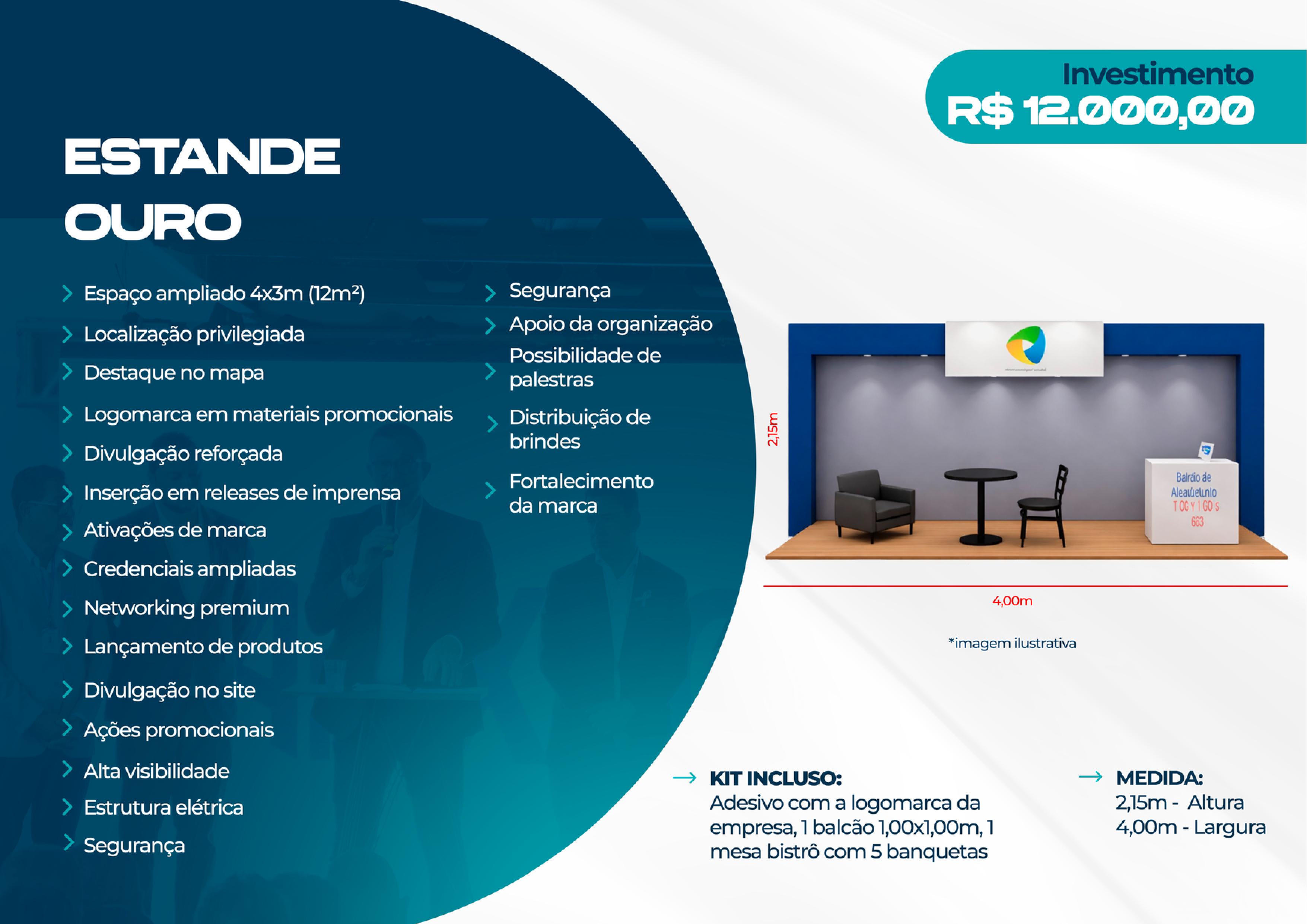 Estande Ouro